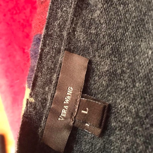 Vintage Vera Wang ready to-wear merino wool sweater vest, silk & sequin … - Picture 3 of 4